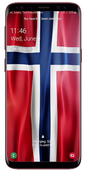 Norway Flag Live Wallpaper Screenshot 3