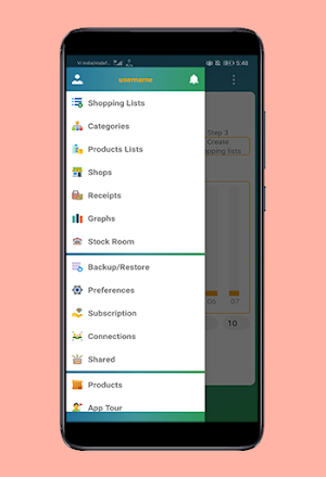 Shopping List Screenshot 1
