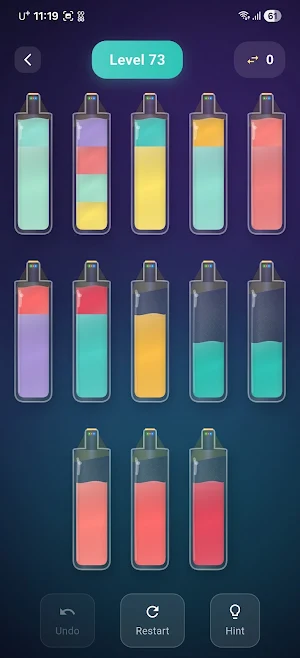 ColorSortSpecial:Water Puzzle Screenshot 0