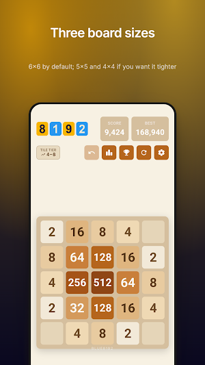 Blue8192 — More than 2048 Screenshot 2