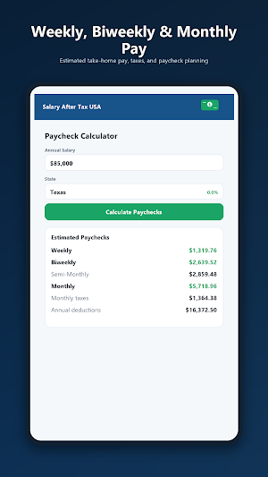 Salary After Tax USA Screenshot 3