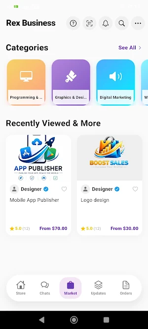 Rex Business Screenshot 0