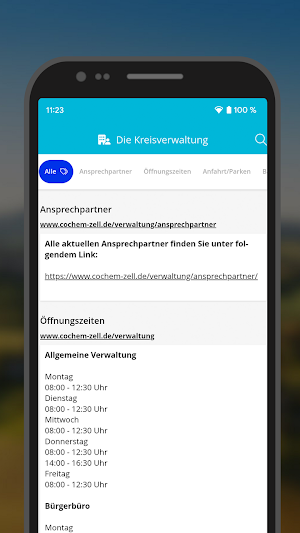 App der Verwaltung Cochem Zell Screenshot 2