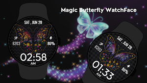 Magic Butterfly WatchFace Screenshot 1