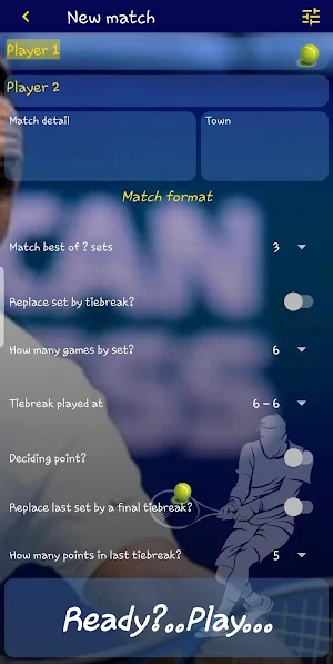 Tennis stats score keeper Screenshot 2