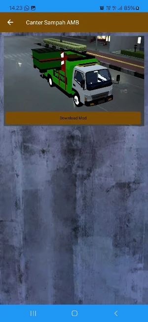 Mod Truck Sampah Canter Screenshot 1
