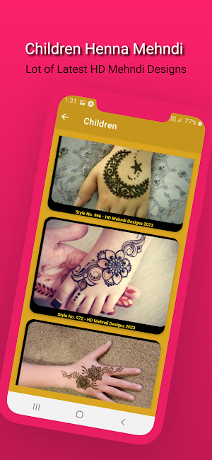 Mehndi Designs: Simple HD Screenshot 2