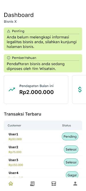 Wisatain Partner Screenshot 3