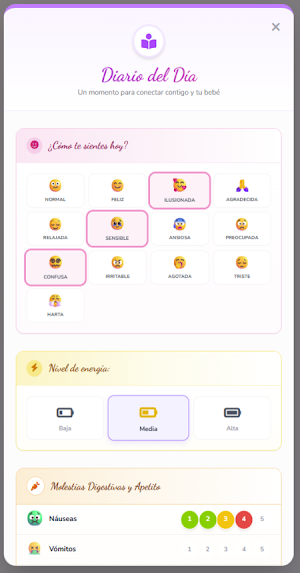 AIDE: Pregnancy Diary & AI Screenshot 1