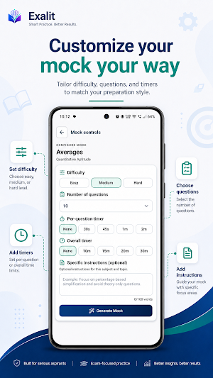 Exalit: Exam Preparation App Screenshot 3