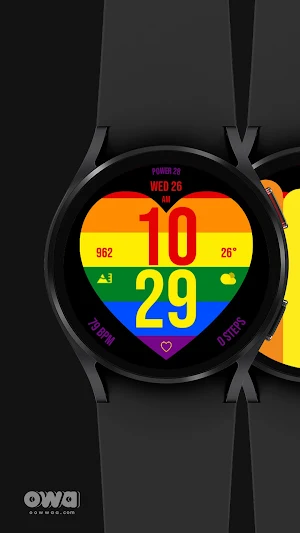 Pride Watch Face 039 Screenshot 0