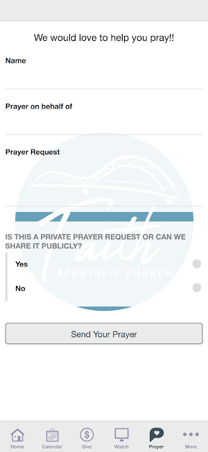 Faith Apostolic Church Screenshot 2