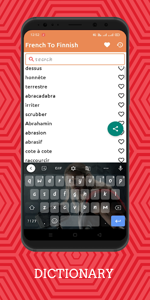 French To Finnish Dictionary Offline Screenshot 1
