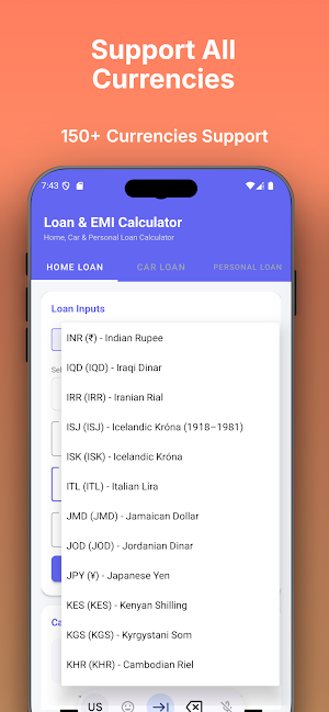 EMI Calculator - Loan & Home Screenshot 1