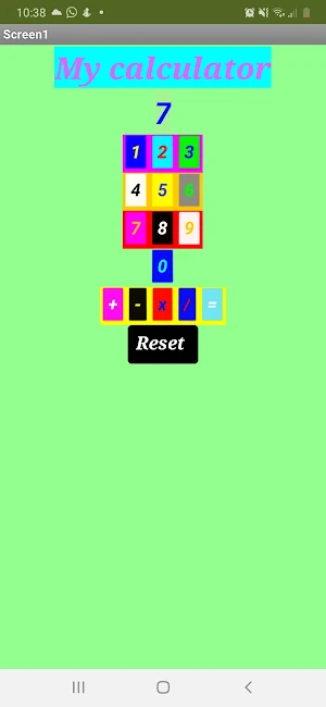 My Calculator Screenshot 1