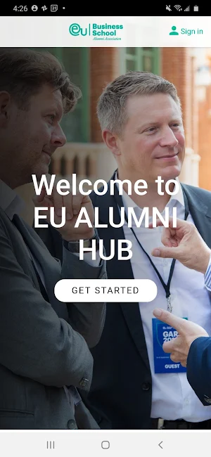 EU Alumni Hub Screenshot 0