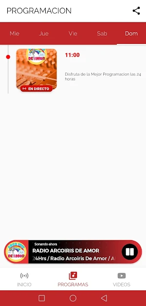 Radio Arcoiris De Amor Screenshot 2