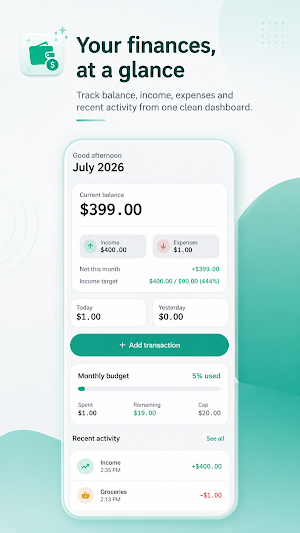 Monthly Budget Planner Screenshot 0