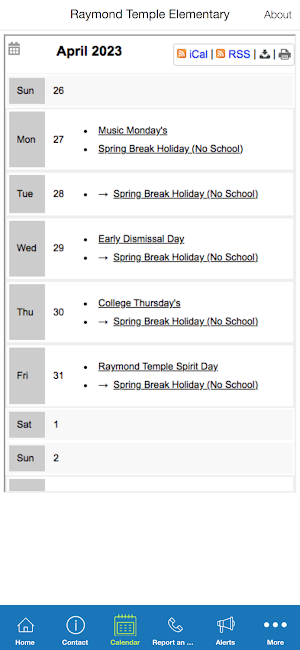 Raymond Temple Elementary Screenshot 1