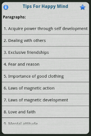Tips For Happy Mind Screenshot 1