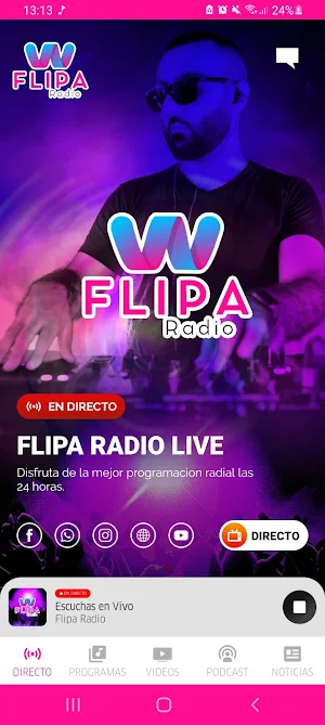 Flipa Radio Screenshot 1