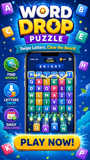 Word Drop Puzzle Screenshot 0