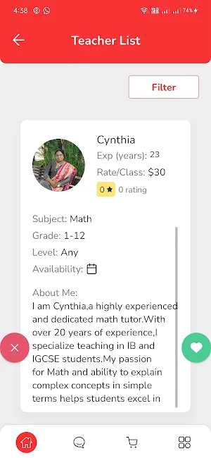 Eduspace: Find Your Tutor! Screenshot 1