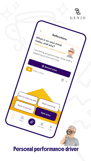 Genio: Self-Coaching App Screenshot 2