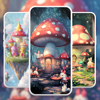 Mushroom Wallpaper Art