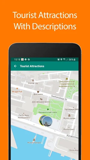 Vladivostok Offline Map and Travel Guide Screenshot 0