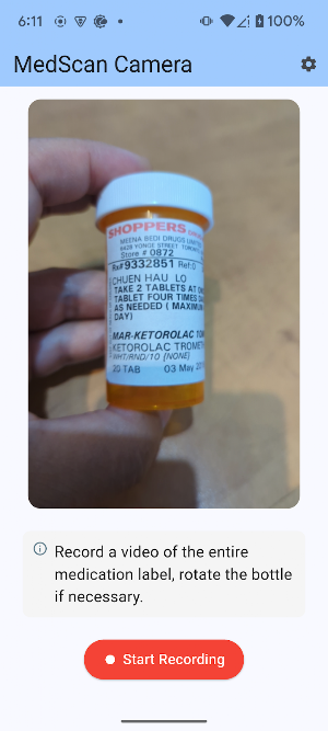 MedScan - Know your medication Screenshot 0