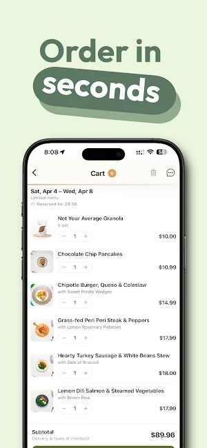 Meels: Chef-Prepared Meals Screenshot 3