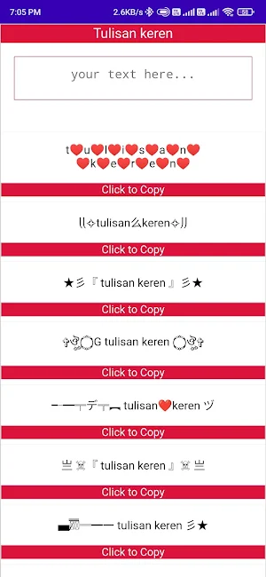 Tulisan Keren Screenshot 2