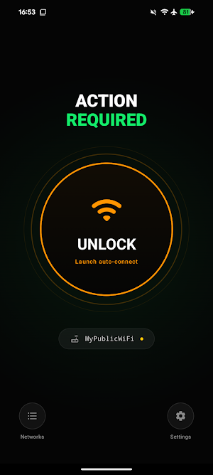 EasyFy: Auto Wi-Fi Login Screenshot 1