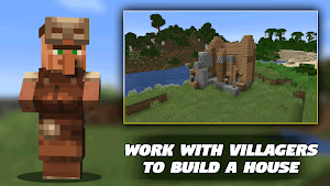 Villagers Build mod for MCPE Screenshot 2