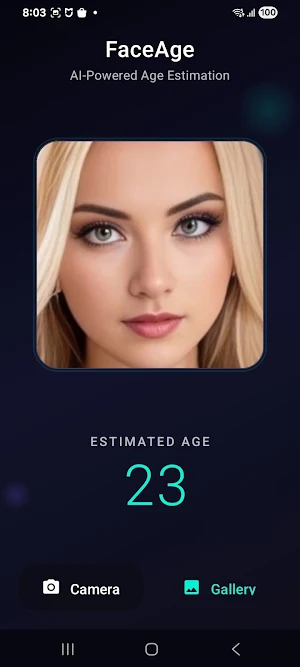 FaceAge — AI Age Estimator Screenshot 1