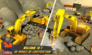 Stone Crusher Excavator Simulator Factory games Screenshot 0