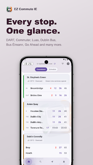 EZ Commute IE - Bus Train Luas Screenshot 1