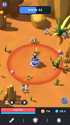 Card Rush: Idle Tower Defense Screenshot 1