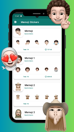 Memoji Stickers For WhatsApp Screenshot 1