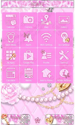 Royal Pink Wallpaper Theme Screenshot 1