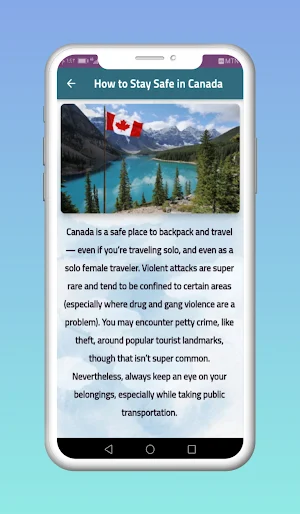 Canada Travel Guide Screenshot 2