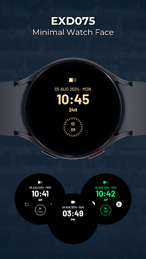 EXD075: Minimal Watch Face Screenshot 0