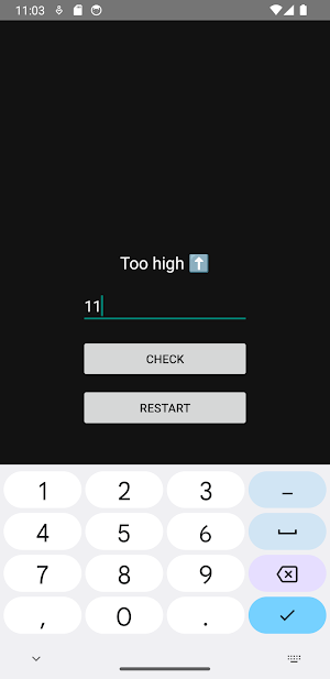 Number Guessing Game Screenshot 2