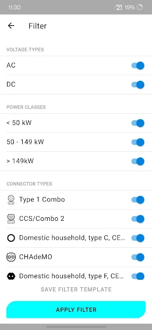 Protergia Charge App Screenshot 1