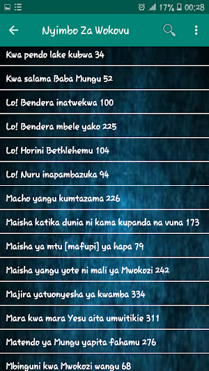 Nyimbo Za Wokovu Screenshot 0