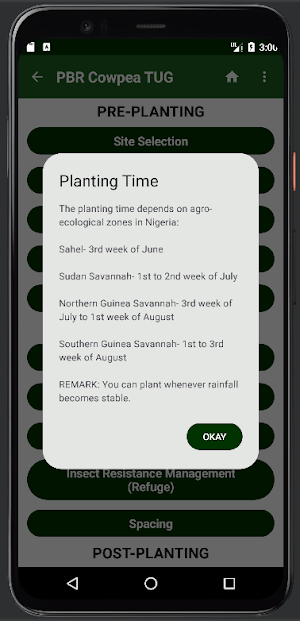 PBR Cowpea App Screenshot 3