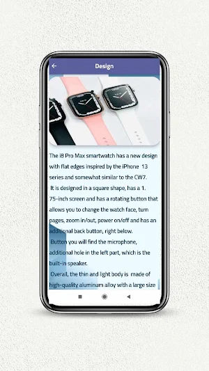 i8 pro max smart watch guide Screenshot 2