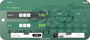 tab2dart – Darts zählen & mehr Screenshot 2
