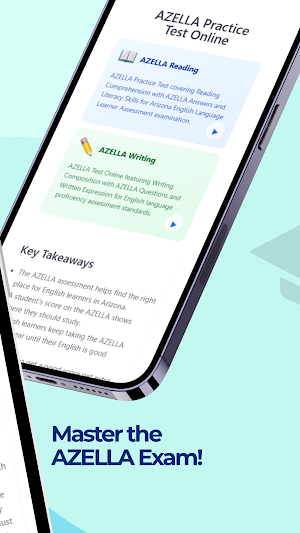 AZELLA Practice Test Screenshot 1